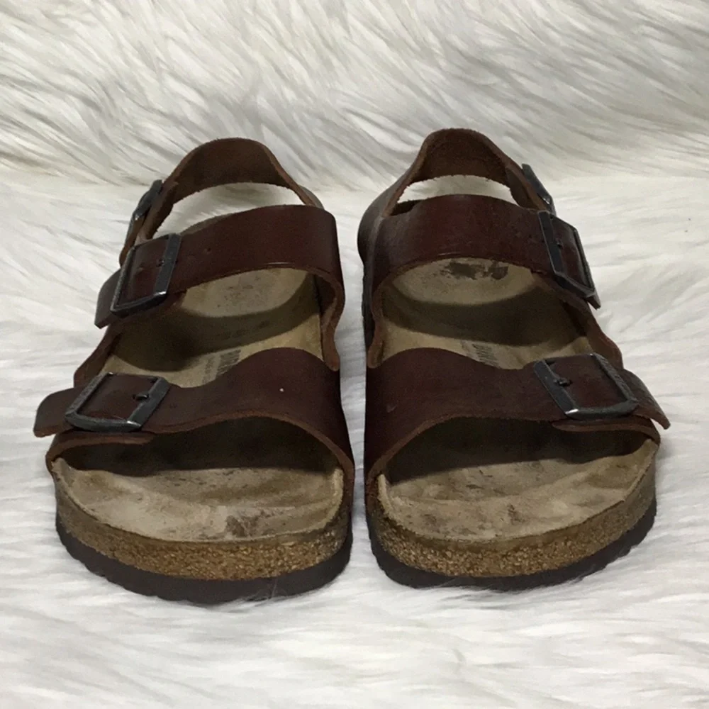 Birkenstock Milano Men’s Sandal, Habana, EUR 46/US 13-13.5